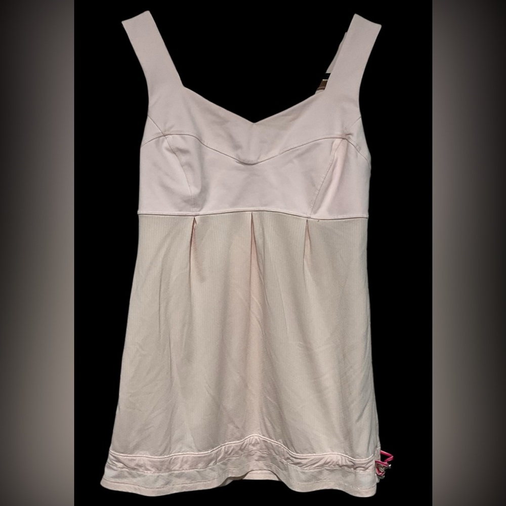 Lululemon Light Pink Drawstring Tank In Women’s Size 6